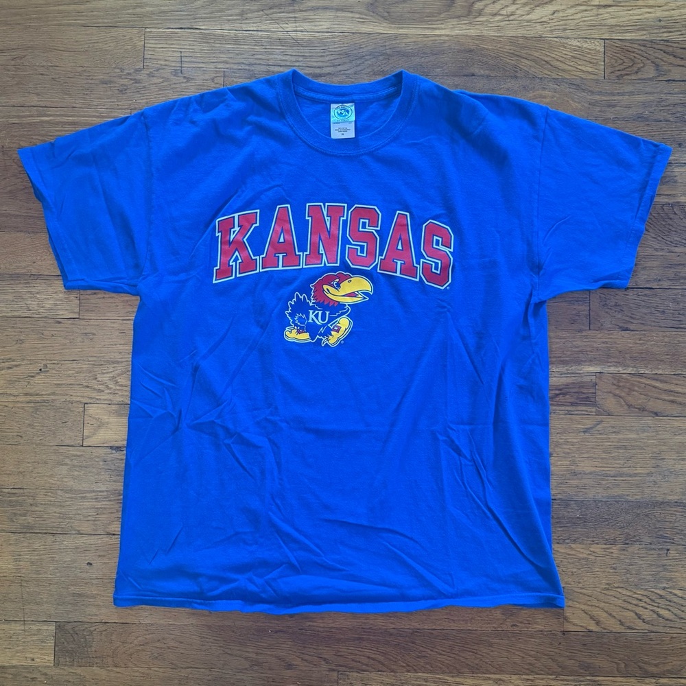 Vintage Y2K Kansas Jayhawks Tee